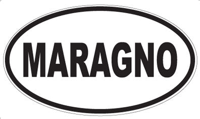 MARAGNO - Oval Sticker