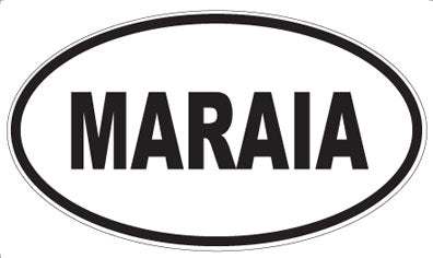 MARAIA - Oval Magnet