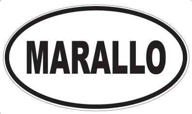 MARALLO - Oval Sticker