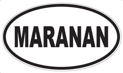 MARANAN - Oval Sticker