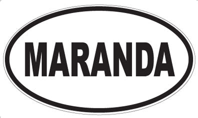 MARANDA - Oval Magnet