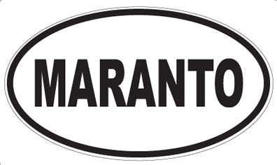 MARANTO - Oval Magnet