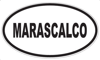 MARASCALCO - Oval Sticker