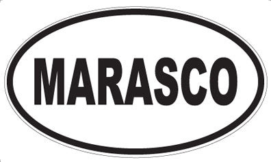 MARASCO - Oval Sticker