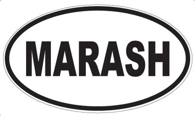 MARASH - Oval Magnet