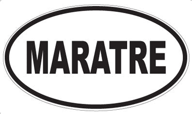 MARATRE - Oval Magnet