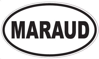 MARAUD - Oval Sticker