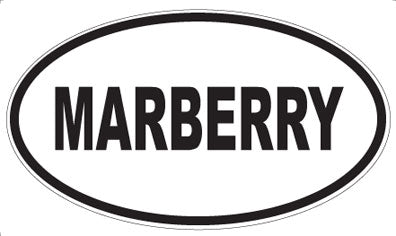 MARBERRY - Oval Sticker