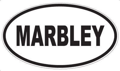 MARBLEY - Oval Magnet