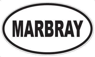 MARBRAY - Oval Magnet