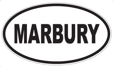 MARBURY - Oval Sticker