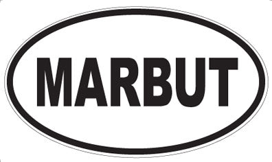 MARBUT - Oval Sticker