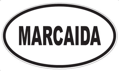 MARCAIDA - Oval Magnet