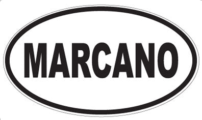 MARCANO - Oval Magnet