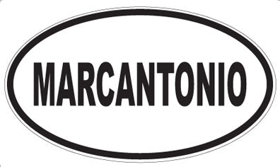 MARCANTONIO - Oval Sticker