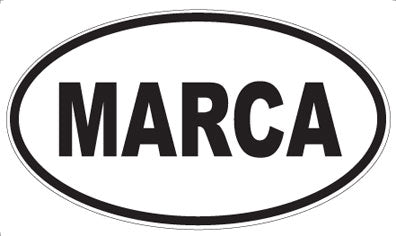 MARCA - Oval Magnet