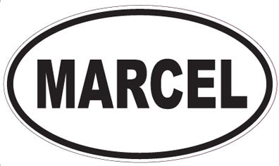 MARCEL - Oval Sticker