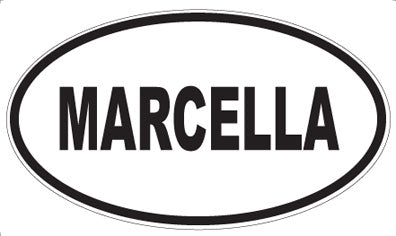 MARCELLA - Oval Sticker