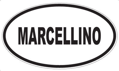 MARCELLINO - Oval Sticker