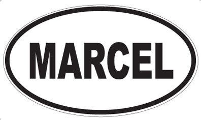 MARCEL - Oval Magnet