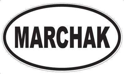 MARCHAK - Oval Magnet