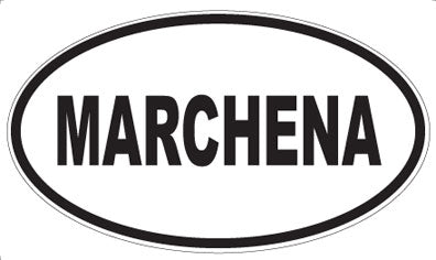 MARCHENA - Oval Magnet