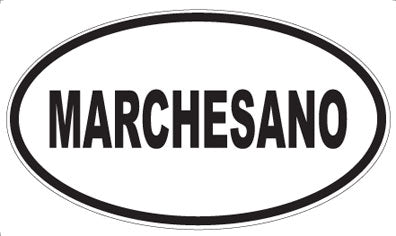 MARCHESANO - Oval Magnet