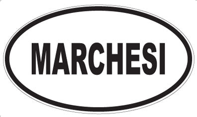 MARCHESI - Oval Magnet