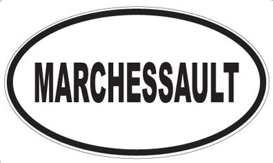 MARCHESSAULT - Oval Sticker