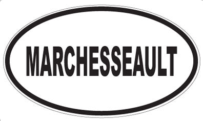 MARCHESSEAULT - Oval Magnet