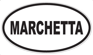 MARCHETTA - Oval Magnet