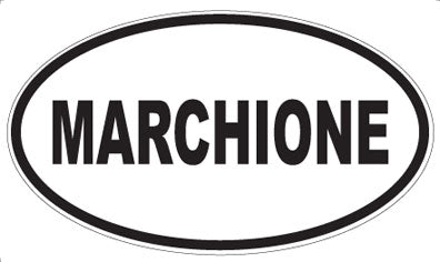 MARCHIONE - Oval Magnet