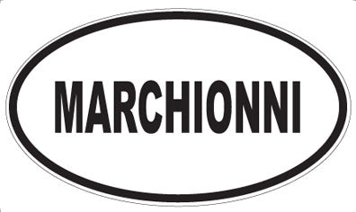 MARCHIONNI - Oval Magnet
