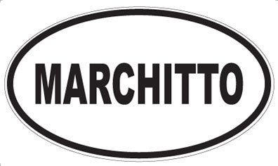 MARCHITTO - Oval Magnet