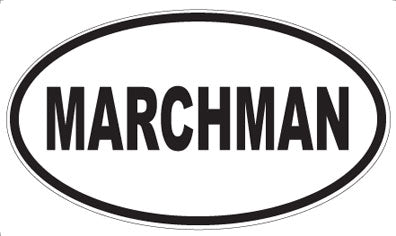 MARCHMAN - Oval Magnet