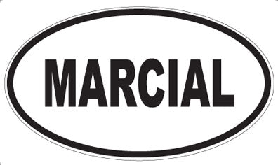 MARCIAL - Oval Magnet