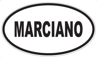 MARCIANO - Oval Sticker