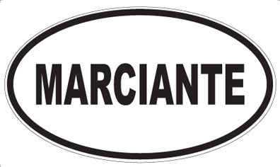 MARCIANTE - Oval Magnet