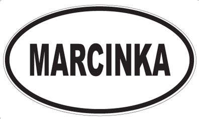 MARCINKA - Oval Magnet