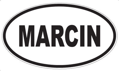 MARCIN - Oval Magnet