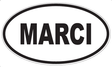 MARCI - Oval Magnet