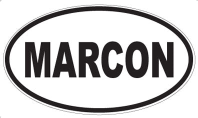 MARCON - Oval Sticker