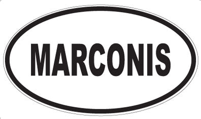 MARCONIS - Oval Sticker