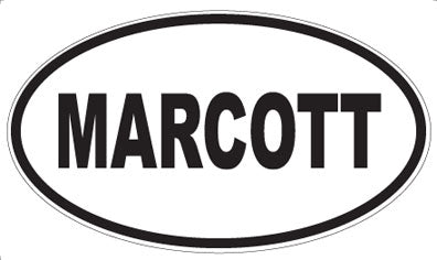 MARCOTT - Oval Magnet