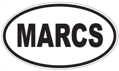 MARCS - Oval Magnet