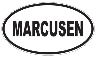 MARCUSEN - Oval Magnet