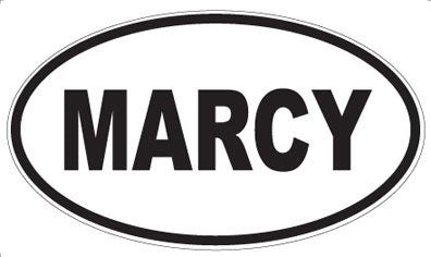 MARCY - Oval Sticker
