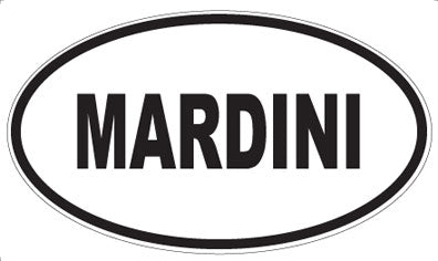 MARDINI - Oval Sticker