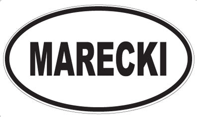 MARECKI - Oval Magnet