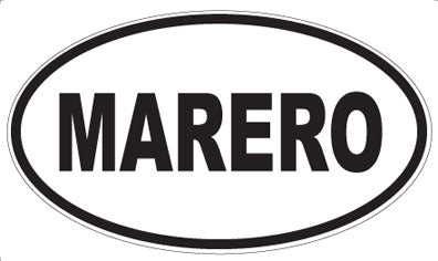 MARERO - Oval Sticker